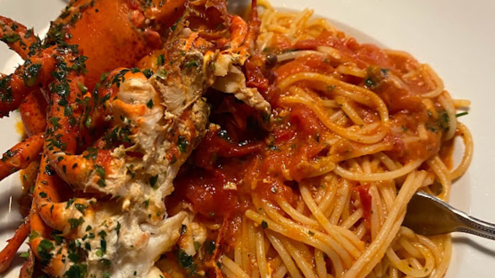 Italian dishes at Cafe Amici in Sarasota